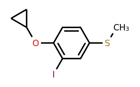 CAS 1243351-92-9 | (4-Cyclopropoxy-3-iodophenyl)(methyl)sulfane