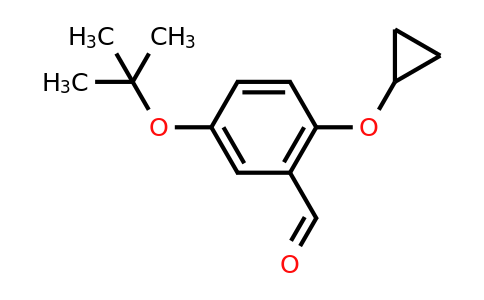CAS 1243351-93-0 | 5-Tert-butoxy-2-cyclopropoxybenzaldehyde