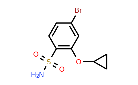 CAS 1243352-08-0 | 4-Bromo-2-cyclopropoxybenzenesulfonamide