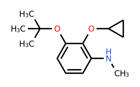 CAS 1243352-28-4 | 3-Tert-butoxy-2-cyclopropoxy-N-methylaniline