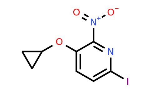 CAS 1243352-31-9 | 3-Cyclopropoxy-6-iodo-2-nitropyridine