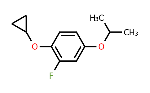 CAS 1243352-42-2 | 1-Cyclopropoxy-2-fluoro-4-isopropoxybenzene