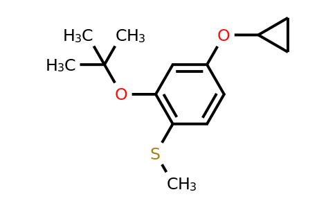 CAS 1243352-48-8 | (2-Tert-butoxy-4-cyclopropoxyphenyl)(methyl)sulfane