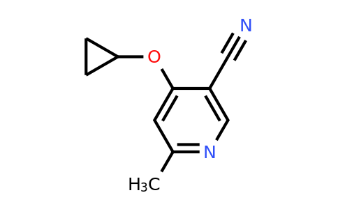 CAS 1243352-56-8 | 4-Cyclopropoxy-6-methylnicotinonitrile