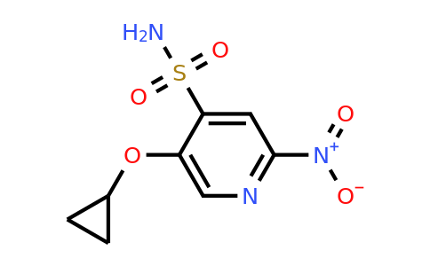 CAS 1243352-58-0 | 5-Cyclopropoxy-2-nitropyridine-4-sulfonamide