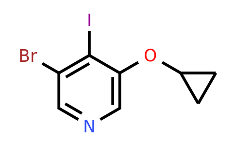 CAS 1243352-60-4 | 3-Bromo-5-cyclopropoxy-4-iodopyridine