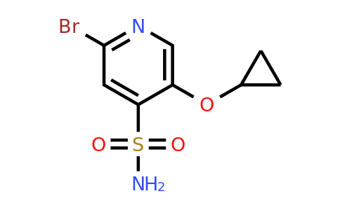CAS 1243352-66-0 | 2-Bromo-5-cyclopropoxypyridine-4-sulfonamide