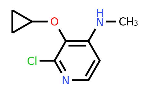 CAS 1243352-67-1 | 2-Chloro-3-cyclopropoxy-N-methylpyridin-4-amine
