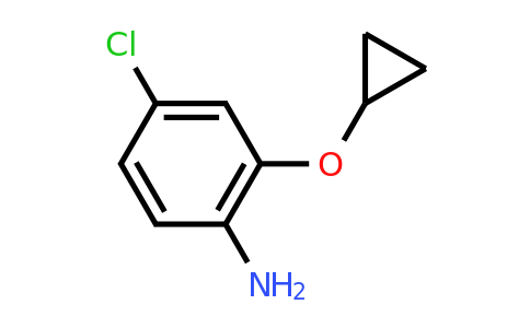 CAS 1243352-76-2 | 4-Chloro-2-cyclopropoxyaniline