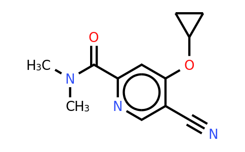 CAS 1243352-77-3 | 5-Cyano-4-cyclopropoxy-N,n-dimethylpicolinamide