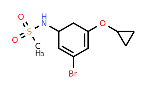 CAS 1243352-80-8 | N-(3-bromo-5-cyclopropoxycyclohexa-2,4-dienyl)methanesulfonamide