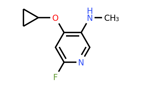 CAS 1243352-82-0 | 4-Cyclopropoxy-6-fluoro-N-methylpyridin-3-amine