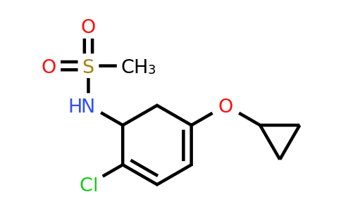CAS 1243352-92-2 | N-(2-chloro-5-cyclopropoxycyclohexa-2,4-dienyl)methanesulfonamide