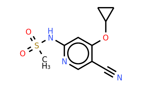 CAS 1243352-98-8 | N-(5-cyano-4-cyclopropoxypyridin-2-YL)methanesulfonamide