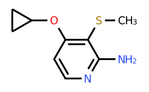 CAS 1243353-06-1 | 4-Cyclopropoxy-3-(methylsulfanyl)pyridin-2-amine