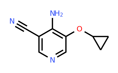 CAS 1243353-10-7 | 4-Amino-5-cyclopropoxynicotinonitrile
