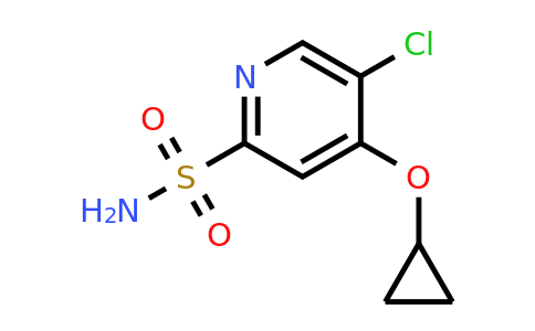 CAS 1243353-11-8 | 5-Chloro-4-cyclopropoxypyridine-2-sulfonamide
