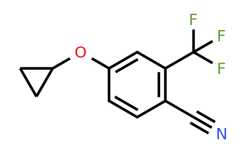 CAS 1243353-14-1 | 4-Cyclopropoxy-2-(trifluoromethyl)benzonitrile