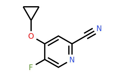 CAS 1243353-17-4 | 4-Cyclopropoxy-5-fluoropicolinonitrile