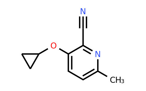 CAS 1243353-19-6 | 3-Cyclopropoxy-6-methylpicolinonitrile