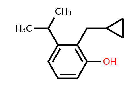 CAS 1243353-21-0 | 2-(Cyclopropylmethyl)-3-(propan-2-YL)phenol