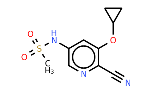 CAS 1243353-23-2 | N-(6-cyano-5-cyclopropoxypyridin-3-YL)methanesulfonamide
