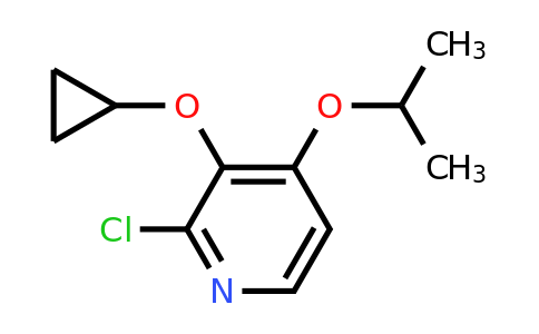 CAS 1243353-24-3 | 2-Chloro-3-cyclopropoxy-4-isopropoxypyridine