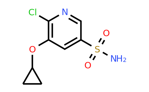 CAS 1243353-26-5 | 6-Chloro-5-cyclopropoxypyridine-3-sulfonamide