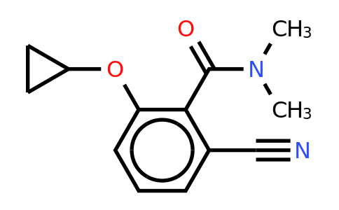 CAS 1243353-28-7 | 2-Cyano-6-cyclopropoxy-N,n-dimethylbenzamide