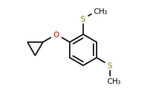 CAS 1243353-31-2 | (4-Cyclopropoxy-1,3-phenylene)bis(methylsulfane)