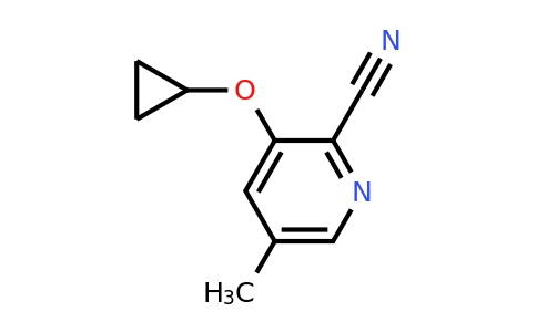 CAS 1243353-33-4 | 3-Cyclopropoxy-5-methylpicolinonitrile