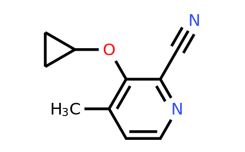 CAS 1243353-38-9 | 3-Cyclopropoxy-4-methylpicolinonitrile