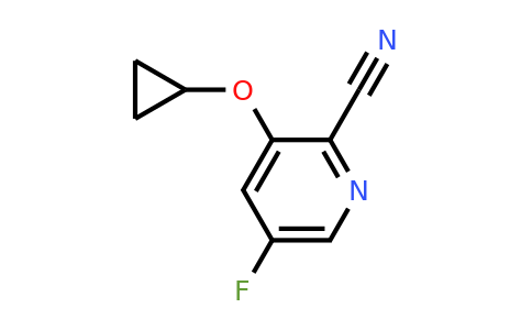 CAS 1243353-39-0 | 3-Cyclopropoxy-5-fluoropicolinonitrile