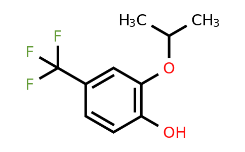 CAS 1243353-40-3 | 2-Isopropoxy-4-(trifluoromethyl)phenol