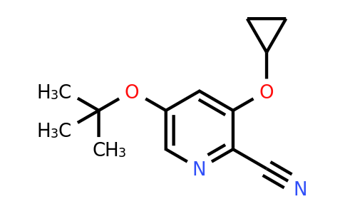 CAS 1243353-44-7 | 5-Tert-butoxy-3-cyclopropoxypicolinonitrile