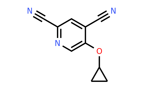 CAS 1243353-45-8 | 5-Cyclopropoxypyridine-2,4-dicarbonitrile