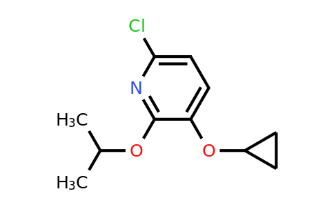 CAS 1243353-51-6 | 6-Chloro-3-cyclopropoxy-2-isopropoxypyridine