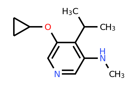 CAS 1243353-58-3 | 5-Cyclopropoxy-4-isopropyl-N-methylpyridin-3-amine