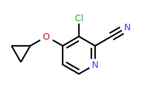 CAS 1243353-59-4 | 3-Chloro-4-cyclopropoxypicolinonitrile
