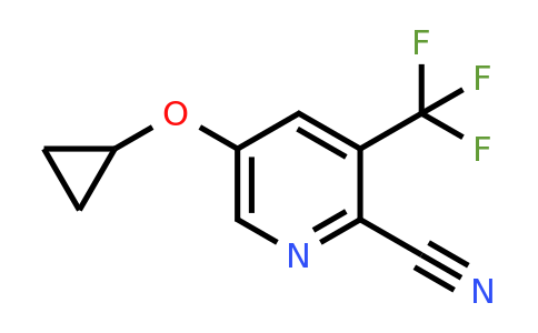 CAS 1243353-62-9 | 5-Cyclopropoxy-3-(trifluoromethyl)picolinonitrile