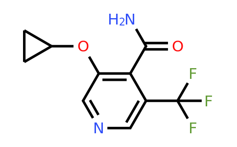 CAS 1243353-66-3 | 3-Cyclopropoxy-5-(trifluoromethyl)isonicotinamide