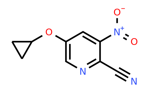 5-Cyclopropoxy-3-nitropicolinonitrile