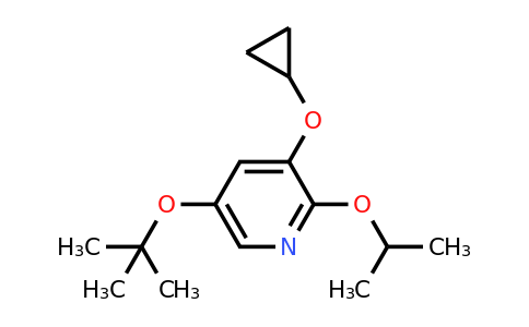 CAS 1243353-71-0 | 5-Tert-butoxy-3-cyclopropoxy-2-isopropoxypyridine