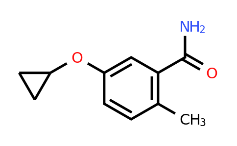 CAS 1243353-74-3 | 5-Cyclopropoxy-2-methylbenzamide