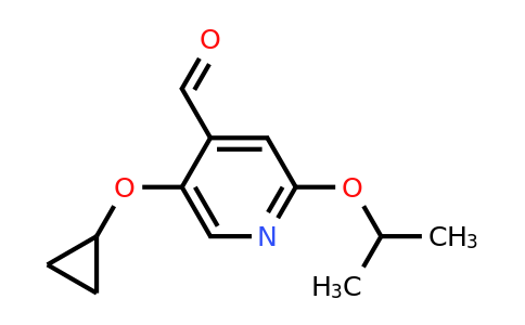 CAS 1243353-78-7 | 5-Cyclopropoxy-2-isopropoxyisonicotinaldehyde