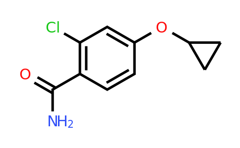 CAS 1243353-80-1 | 2-Chloro-4-cyclopropoxybenzamide