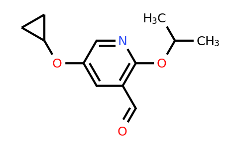 CAS 1243353-83-4 | 5-Cyclopropoxy-2-isopropoxynicotinaldehyde