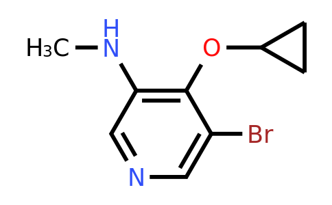 CAS 1243353-93-6 | 5-Bromo-4-cyclopropoxy-N-methylpyridin-3-amine
