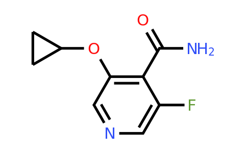 CAS 1243353-94-7 | 3-Cyclopropoxy-5-fluoroisonicotinamide