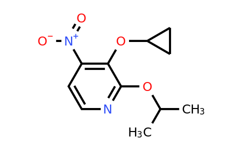 CAS 1243353-96-9 | 3-Cyclopropoxy-2-isopropoxy-4-nitropyridine